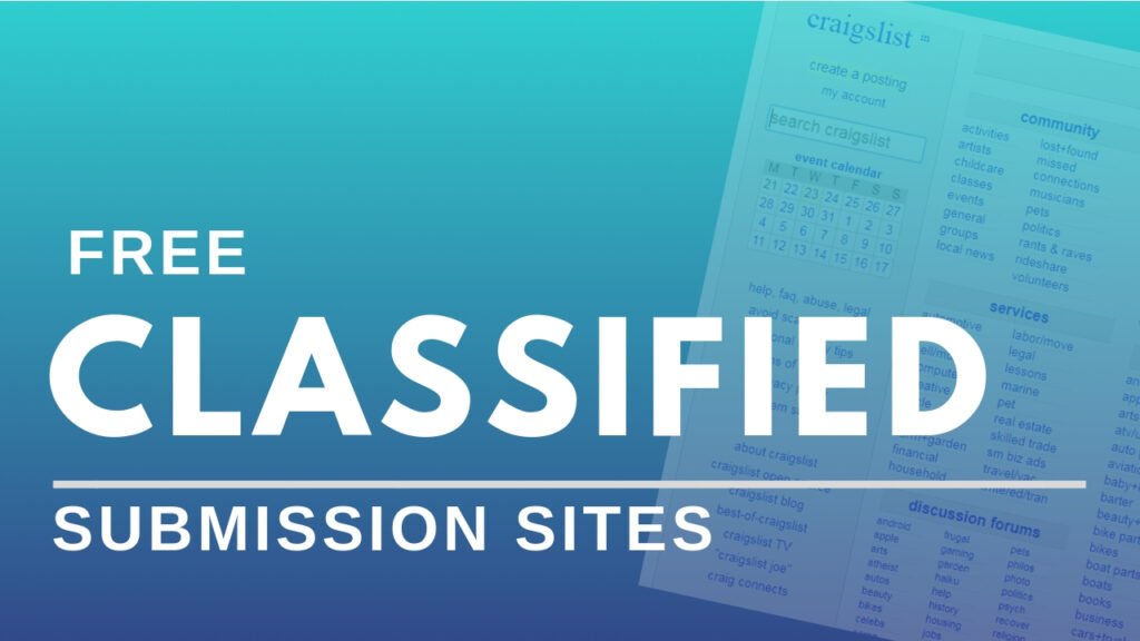 Top Free USA classified sites list 2019