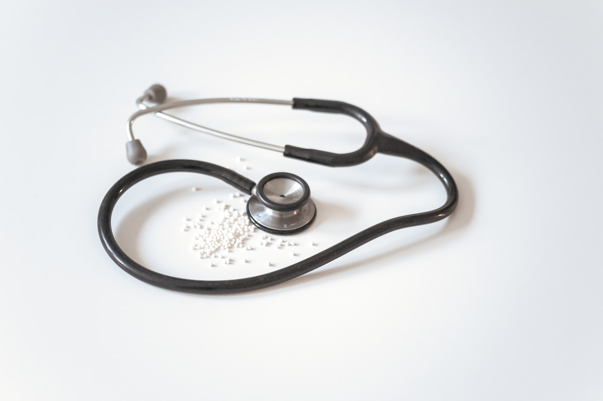Stethoscope representing hospital and clinic website SEO services in Gorakhpur