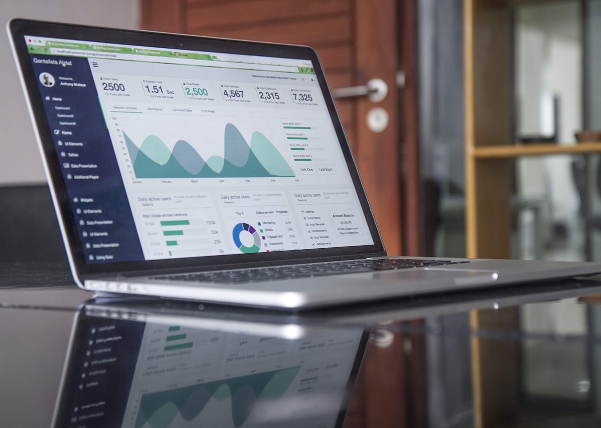 Analytics dashboard used to verify real SEO company rankings and traffic claims